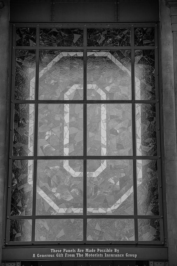 Ohio State University Black and White The O Photograph by John McGraw