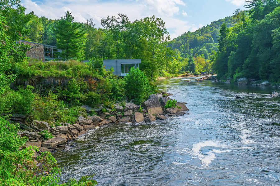 Ohiopyle State Park Visitor Center View Photograph by Aaron Geraud