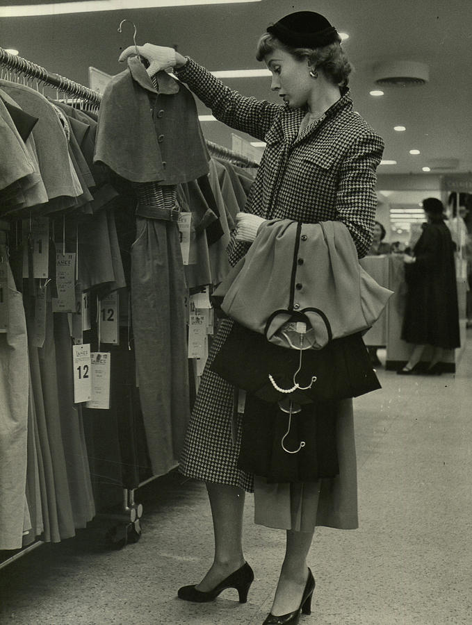 Fashion Photograph - Ohrbachs Department Store by Nina Leen