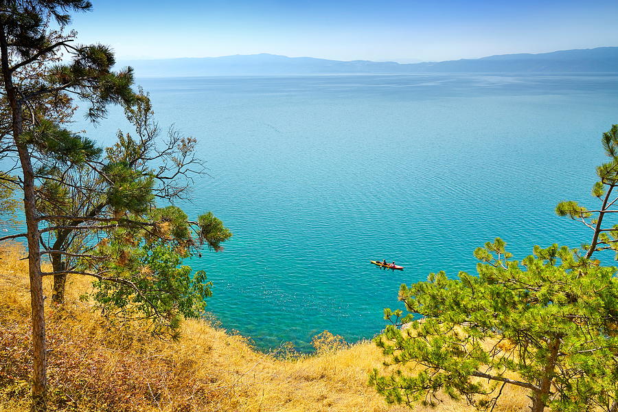 Nature Photograph - Ohrid Lake, Republic Of Macedonia by Jan Wlodarczyk