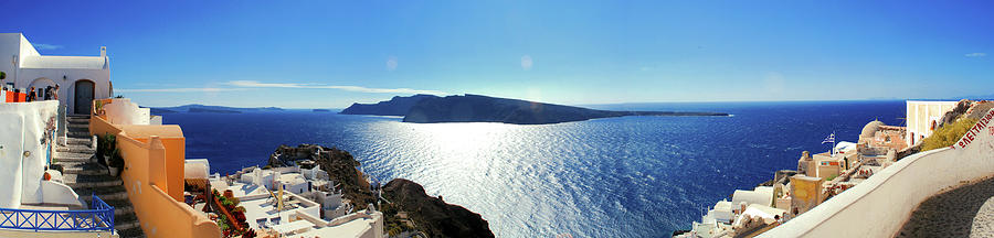 Oia On Island Of Santorini Photograph by Jeff Rose Photography