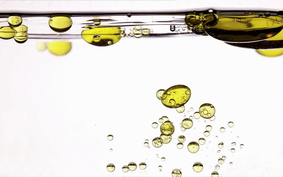 Oil Drops In Water, Close-up Photograph by Till Melchior