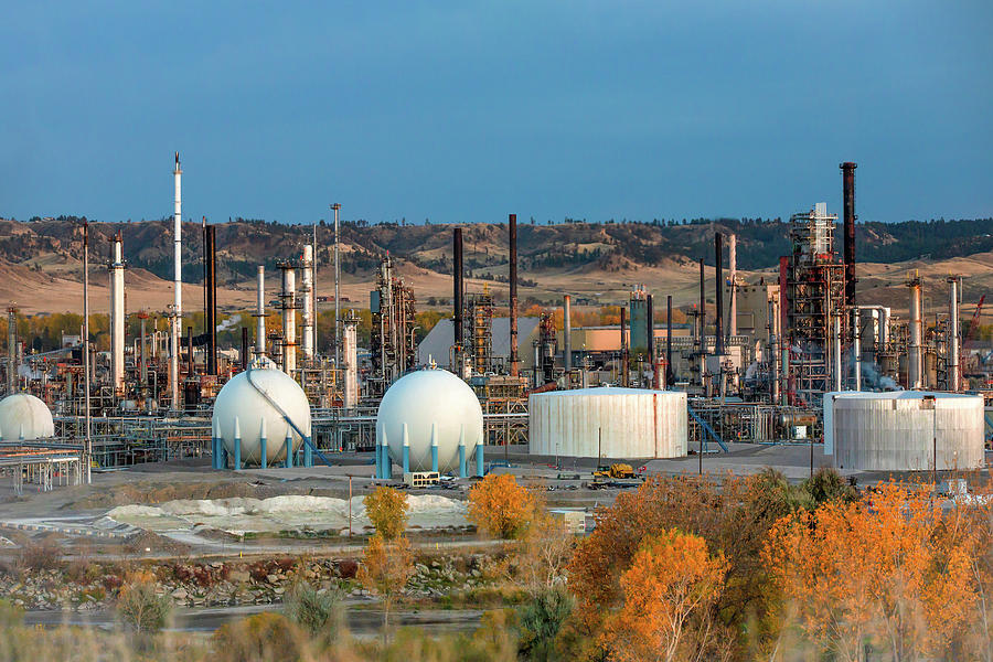Oil Refinery Photograph by Todd Klassy