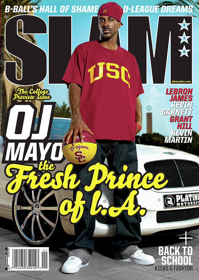 OJ Mayo: The Fresh Prince of L.A. SLAM Cover Photograph by Atiba Jefferson