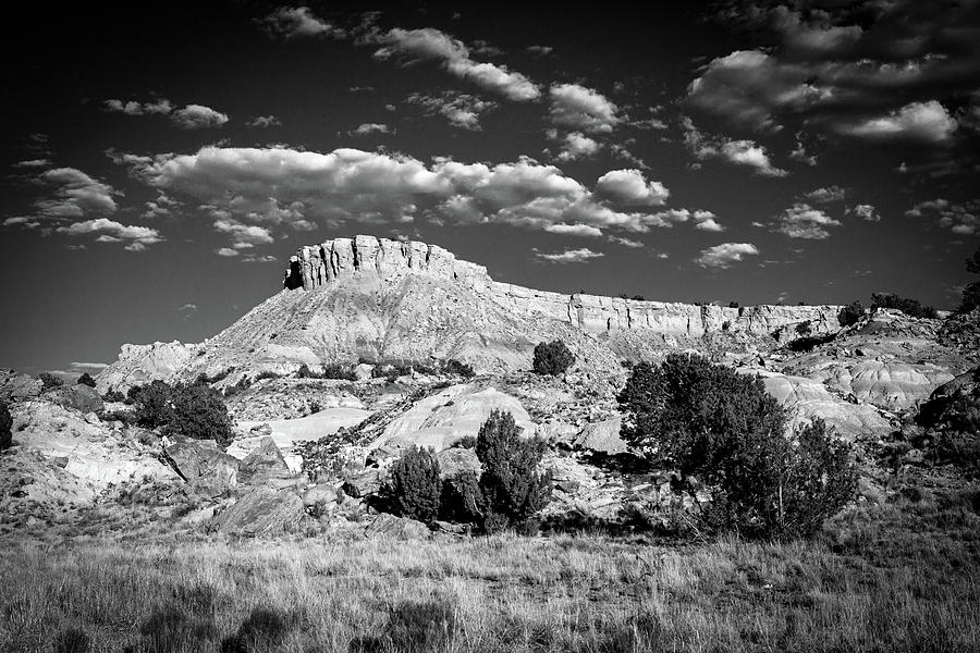 Ojito Wilderness Bluffs Black and White Print Photograph by Howard ...