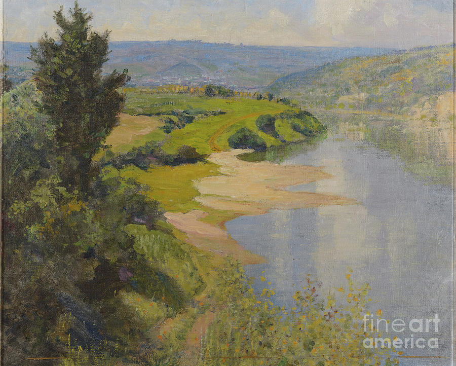 Oka River In Summer 1890s Drawing by Heritage Images