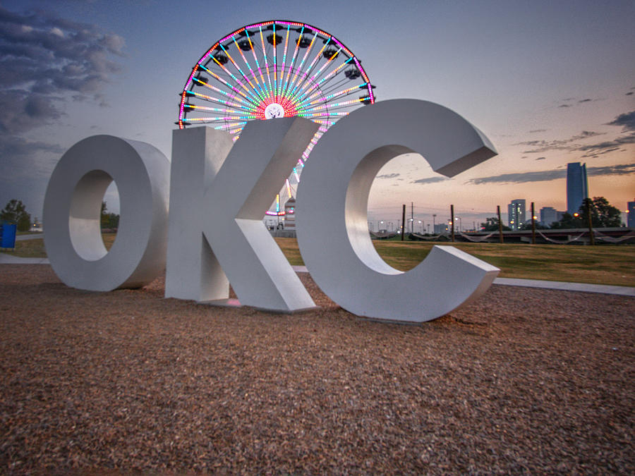 OKC Sunrise  Photograph by Buck Buchanan