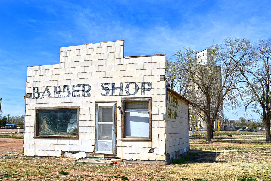 Oklahoma Panhandle Barber Shop Photograph