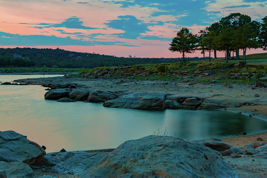 America Photograph - Oklahoma Scenic Lake and Landscape by Gregory Ballos