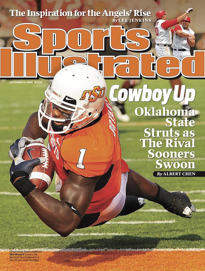 Oklahoma State University Dez Bryant Sports Illustrated Cover Photograph by Sports Illustrated