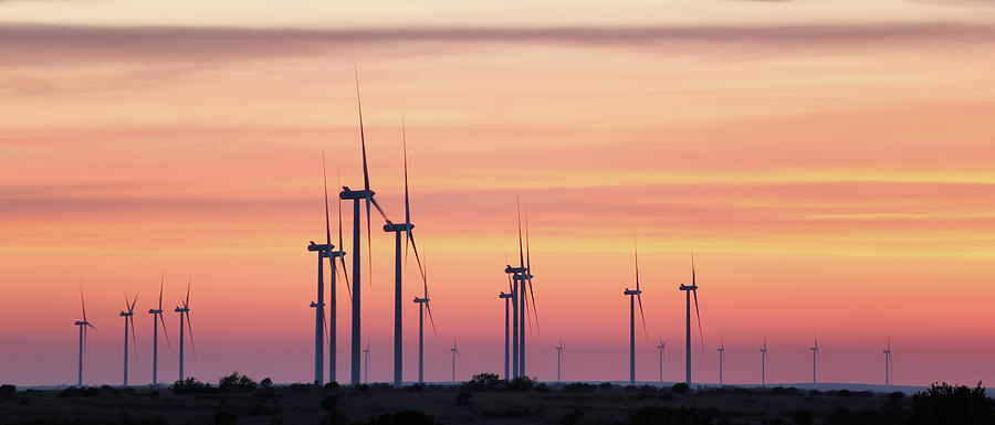 Oklahoma Windmills Photograph by JC Findley