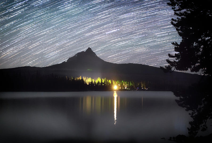 Olallie Star Trails Photograph by Cat Connor