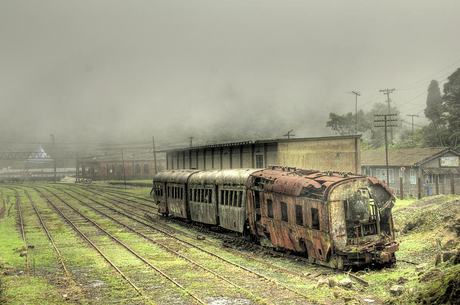 Old Abandoned Train Photograph by Www.lucianoalvesfoto.com.br