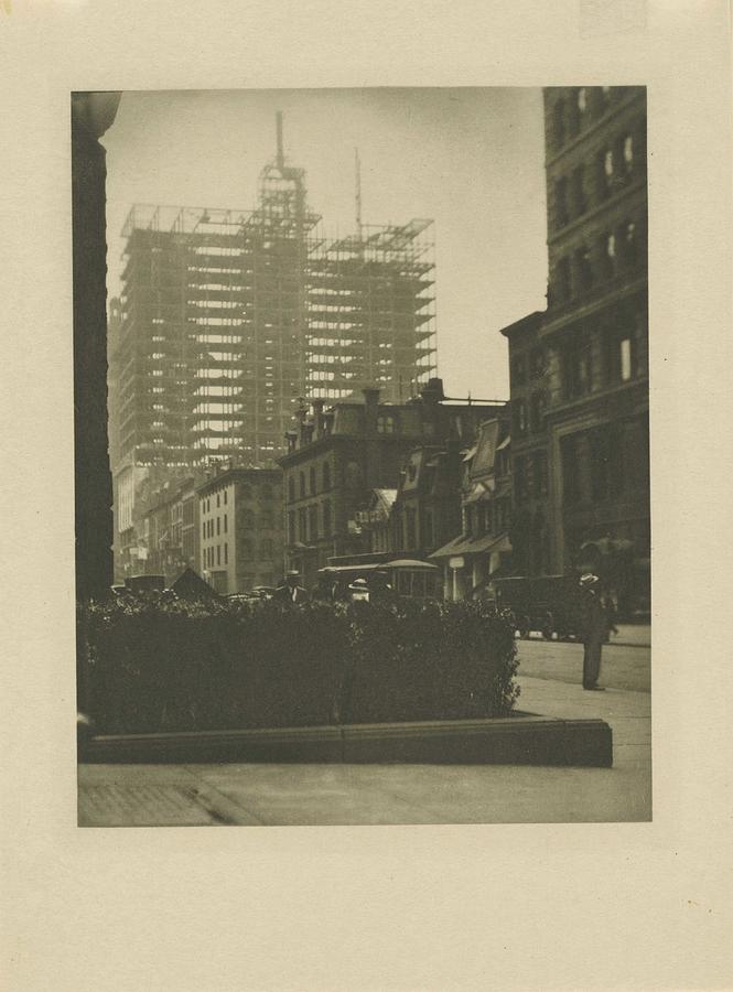Old and New New York, Alfred Stieglitz, 1910 Painting by Alfred Stieglitz