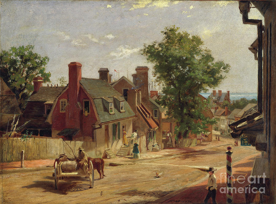 Old Annapolis Drawing by Heritage Images