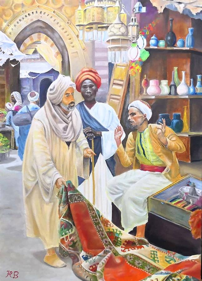 arabian market paintings