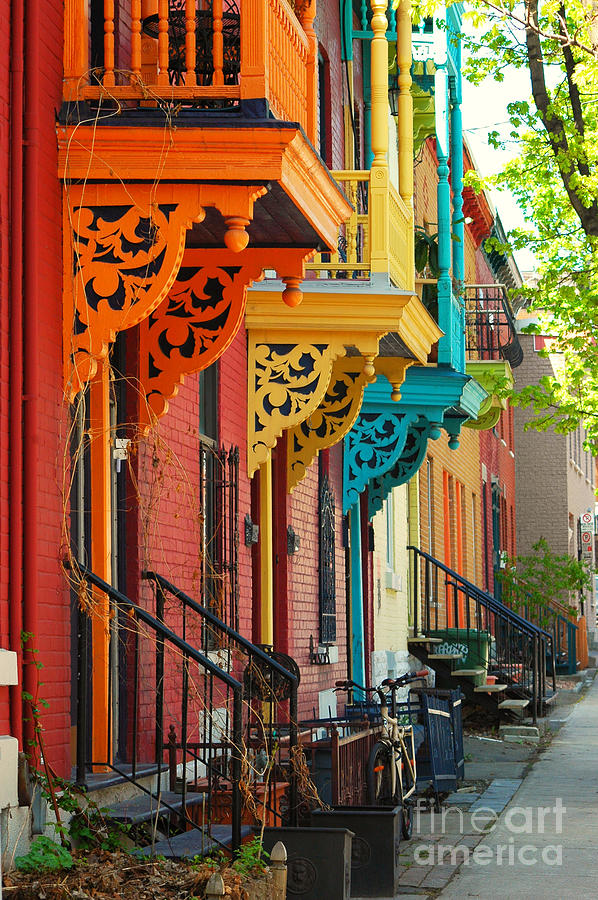 Historic Photograph - Old Architecture In Montreal by Brian Burton Arsenault Historic Photograph - Old Architecture In Montreal by Brian Burton Arsenault
