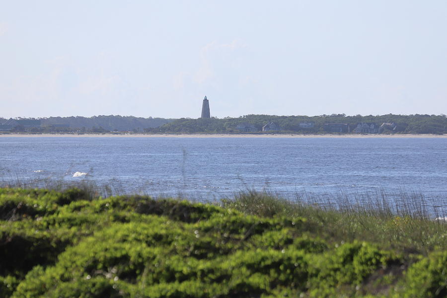 Lighthouse Photograph - Old Baldy Across From Cape Fear River by Cathy Lindsey