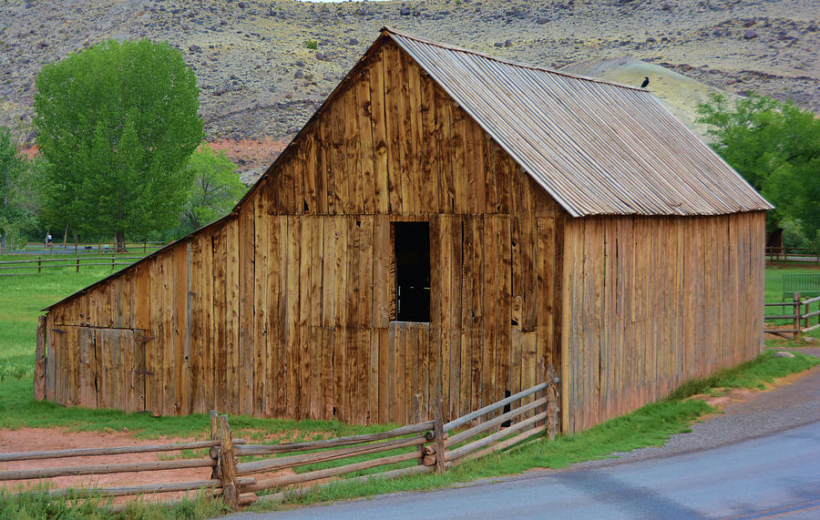 Old Barn in Yellowstone Photograph by Nancy Jenkins - Fine Art America