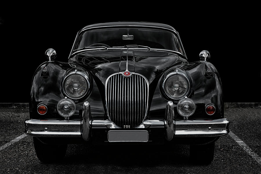 Old Black Jag Photograph by Joachim G Pinkawa