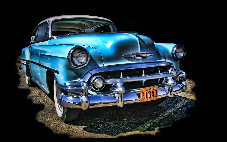 Old Blue Chevy  Photograph by Harriet Feagin