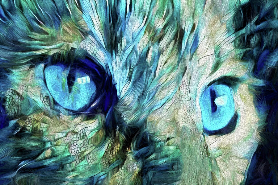 Old Blue Eyes is Back Digital Art by Peggy Collins