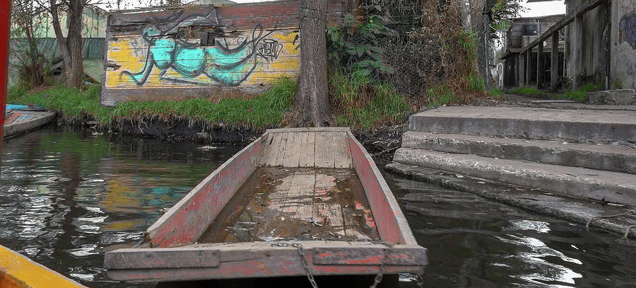 Old Boat and Graffiti Art Photograph by Amy Sorvillo