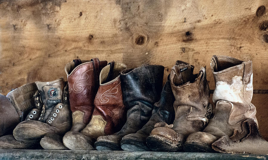 Old Boots Photograph by Wendy Manciagli - Fine Art America