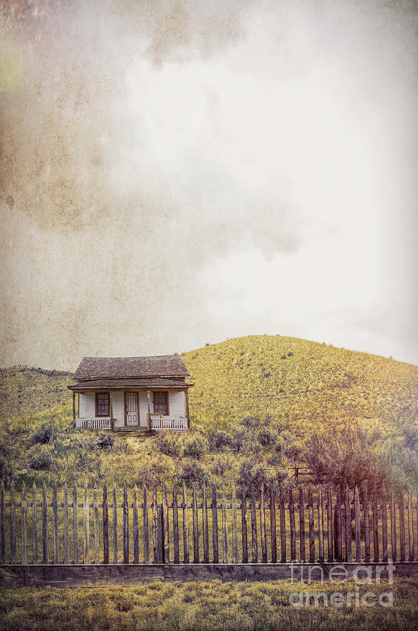 Old Cabin on a Hill Photograph by Jill Battaglia