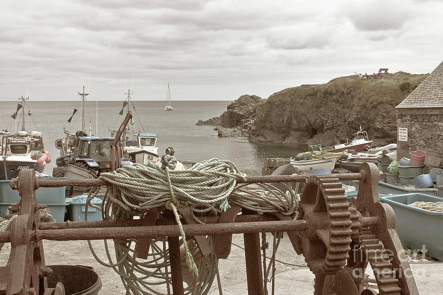 Old Cadgwith A Very Cornish Harbour Photograph by Terri Waters