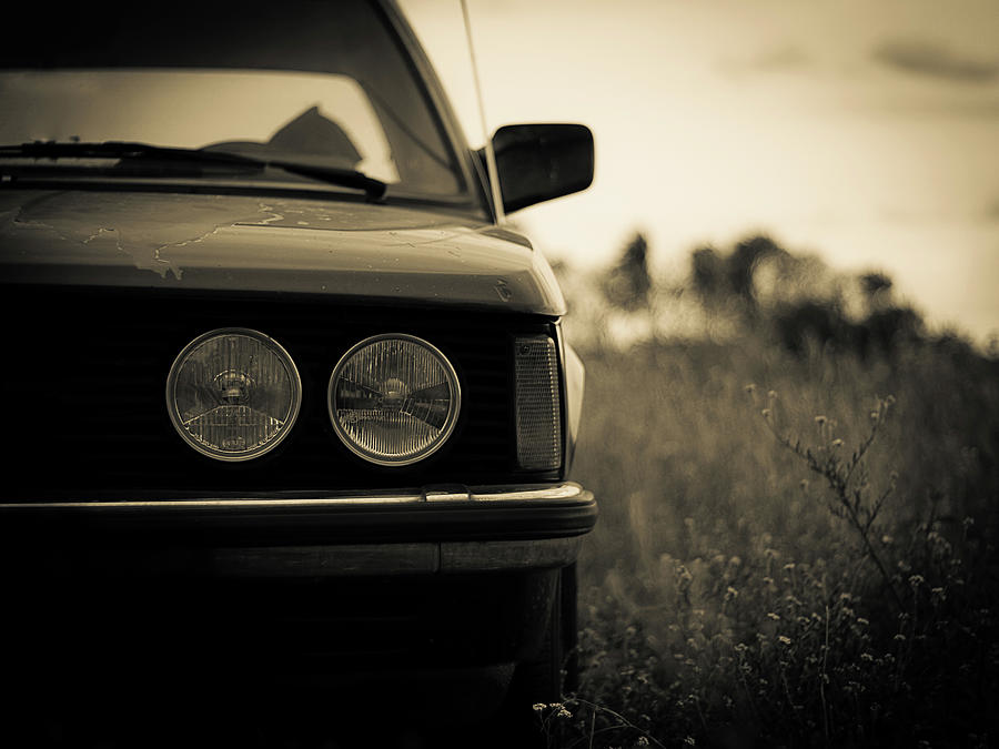 Old Car In Field Photograph by Maximilian Zimmermann, Germany