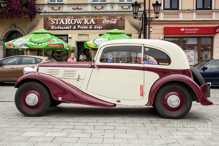 Old Car Praga, Side View, Retro Design Photograph by Szymon Kaczmarczyk
