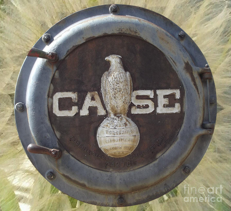 Old Case Tractor Logo Photograph by Linda Peglau | Fine Art America