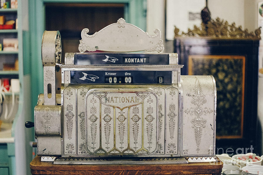 Old Cash Register Photograph by Joaquin Corbalan