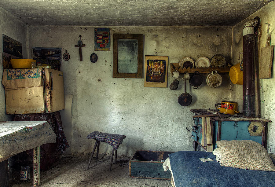 Vintage Photograph - Old Cellar by H?br Szabolcs