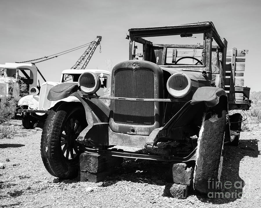 Old Chevy Work Truck in the Desert Photograph by Edward Fielding
