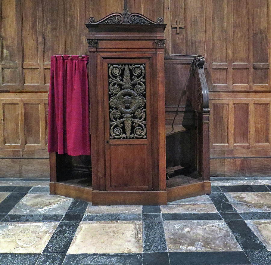 Old Church Confessional Photograph By Dave Mills - Pixels