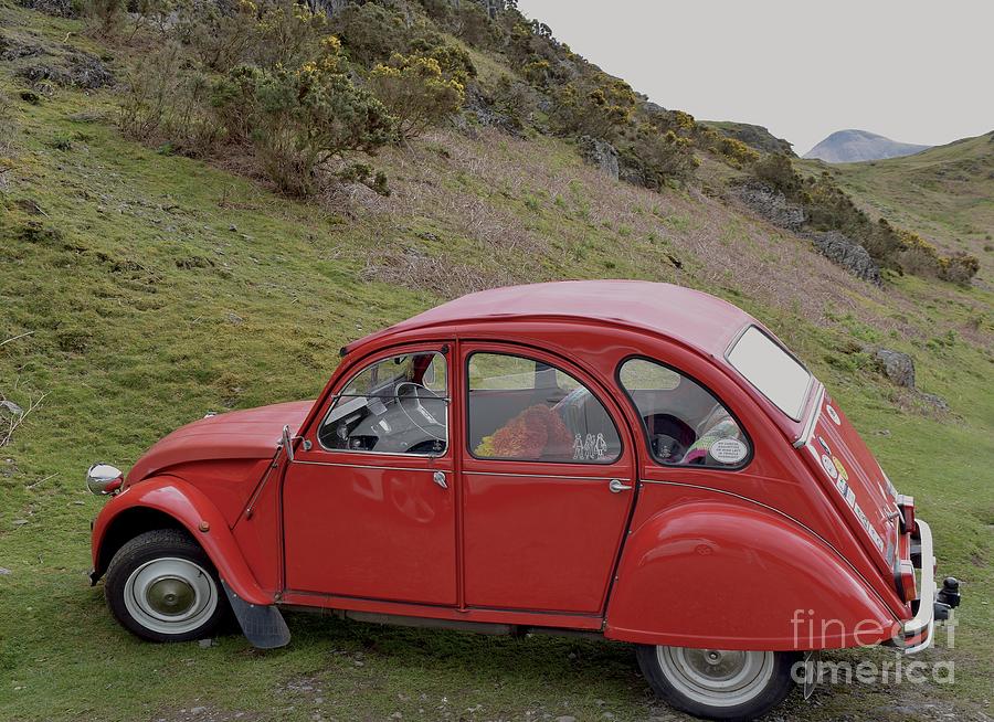 Old Citroen In Lake District Photograph