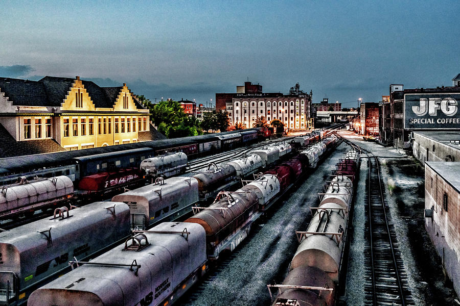 Old City Rail Yard Photograph by Sharon Popek