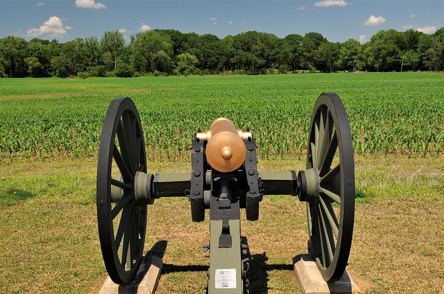 Old Civil War cannon overlooks the Raymond Battlefield. Photograph by Daniel Ladd