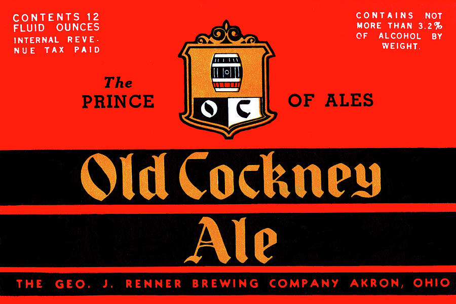 Old Cockney Ale Painting by Unknown