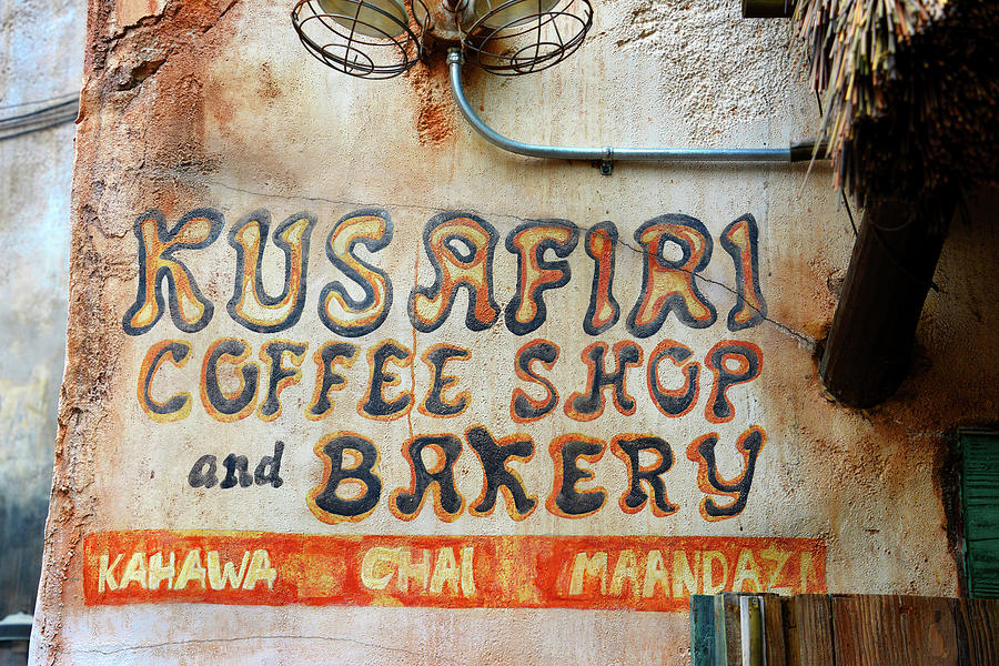 Old coffee shop sign Photograph by David Lee Thompson