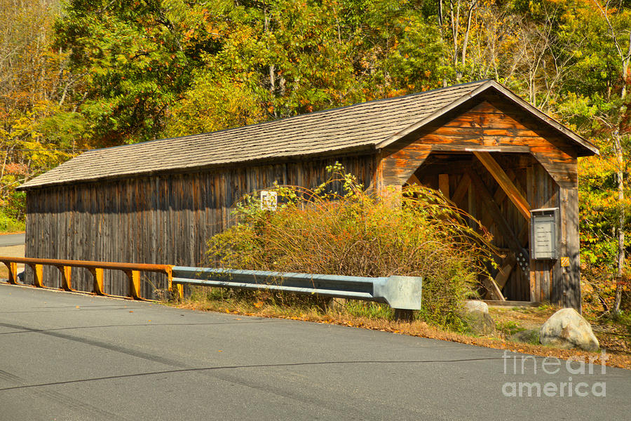 Old Cold River Covered Bridge Photograph by Adam Jewell