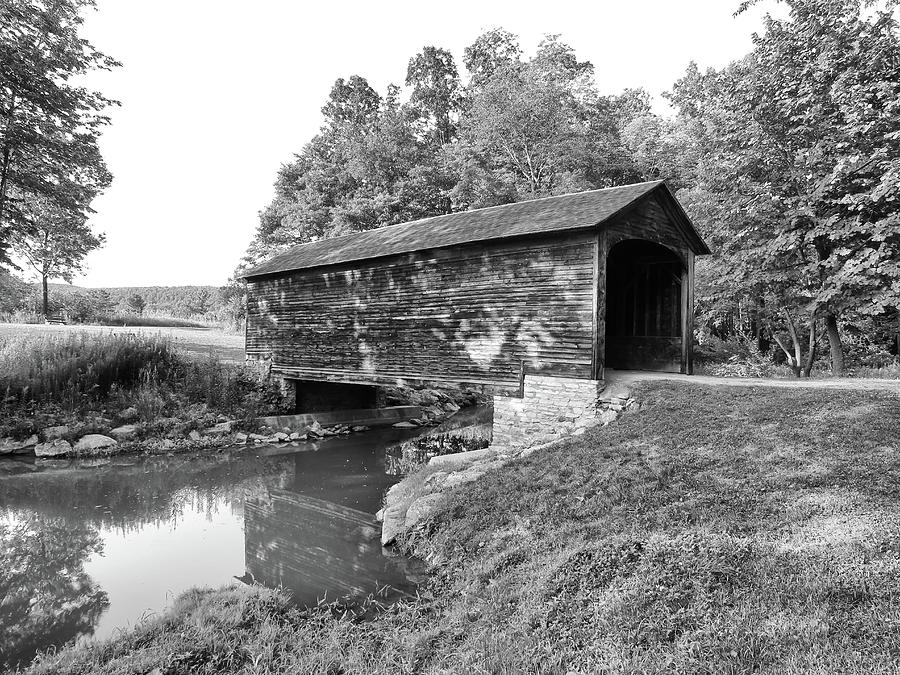Old Covered Bridge Photograph by Connor Beekman