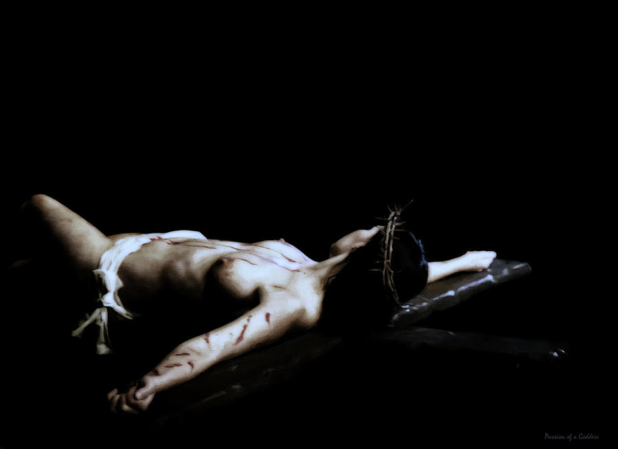 Jesus Christ Photograph - Old Crucifix by Ramon Martinez