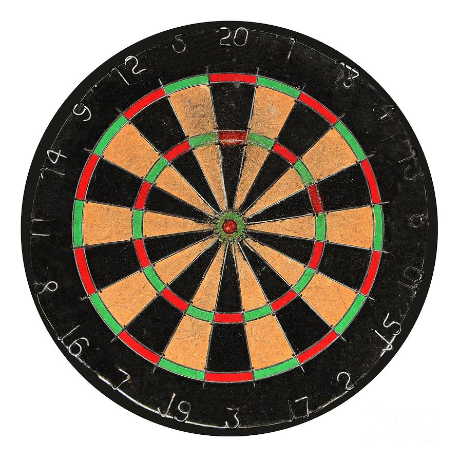 Old Dart Board  Photograph by Tom Conway