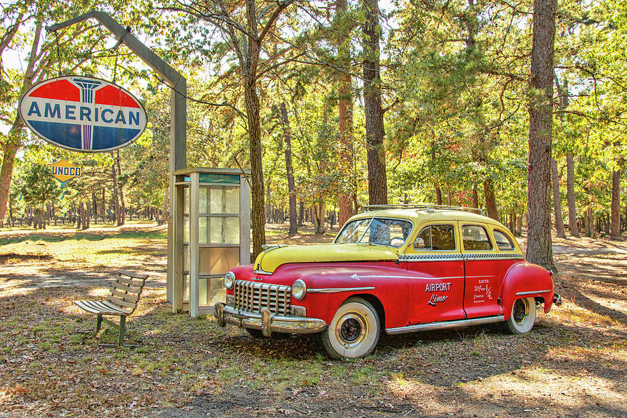 Old Dodge Taxi Cab  Photograph by Kristia Adams