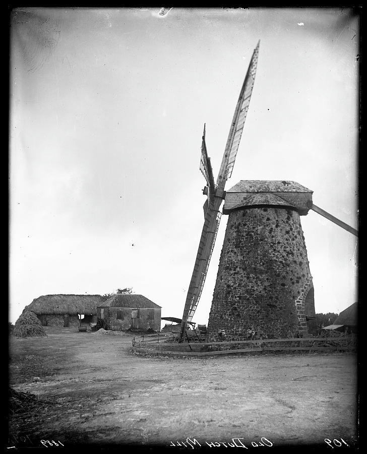 Old Dutch Windmill Photograph by The New York Historical Society
