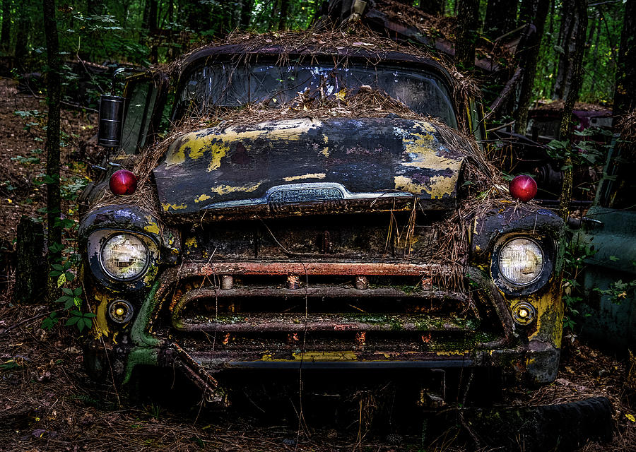 Old Evil Truck Photograph by Darryl Brooks