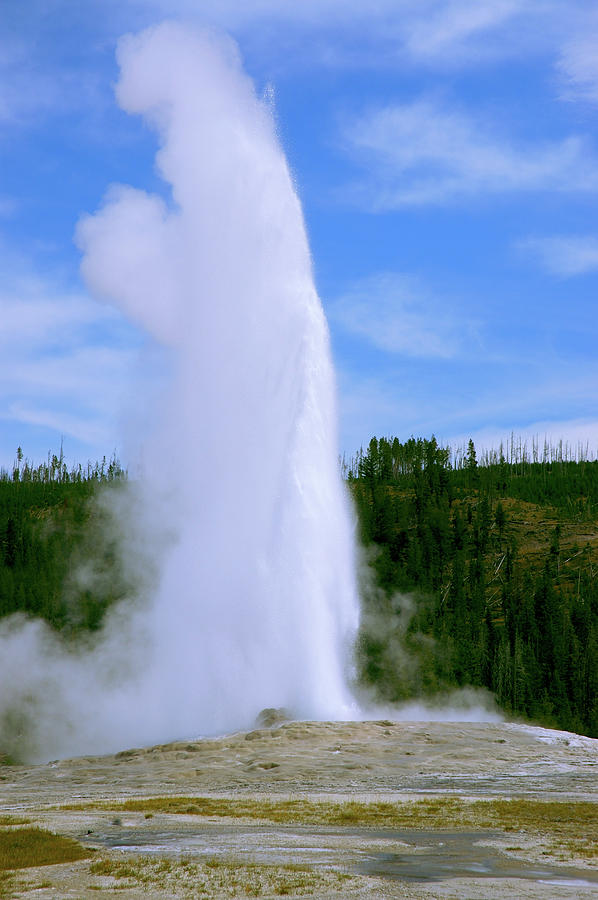 Old Faithful Geyser Photograph by Picmax
